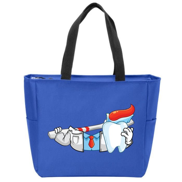 Teeth Dental Dentist Halloween Costume Diy Cool Gift Zip Tote Bag