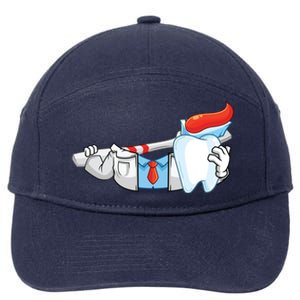 Teeth Dental Dentist Halloween Costume Diy Cool Gift 7-Panel Snapback Hat