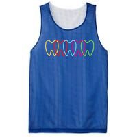 Teeth Dentist Dentistry Dental Hygienist Assistants Squad Gift Mesh Reversible Basketball Jersey Tank