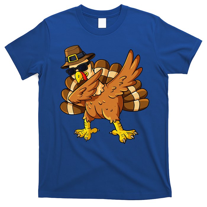 Thanksgiving Day Dabbing Turkey Pilgrim T-Shirt