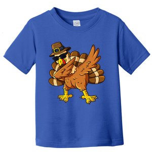 Thanksgiving Day Dabbing Turkey Pilgrim Toddler T-Shirt