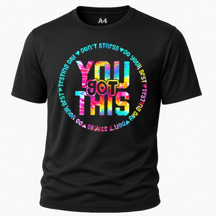 Tie Dye Don't Stress Do Your Best You Got This Test Day Performance Shirt