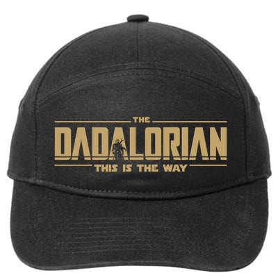 The Dadalorian Dad Papa Papalorian This Is The Way 7-Panel Snapback Hat