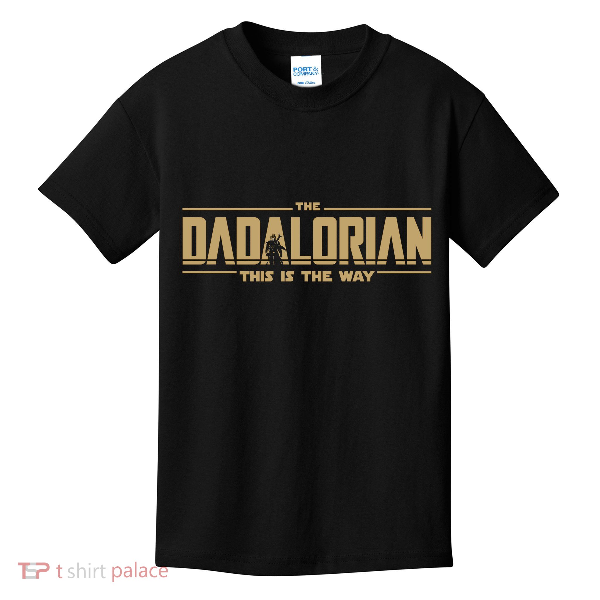 The Dadalorian Dad Papa Papalorian This Is The Way Kids T-Shirt