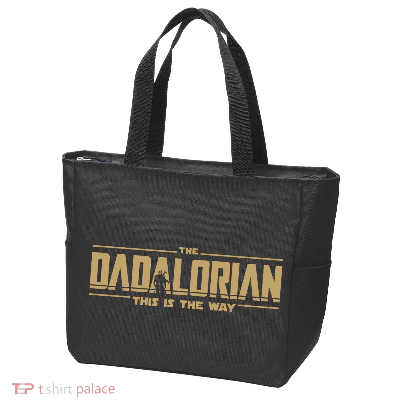 The Dadalorian Dad Papa Papalorian This Is The Way Zip Tote Bag