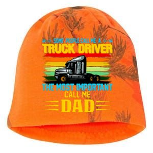 Truck Driver Dad Gift Kati - Camo Knit Beanie