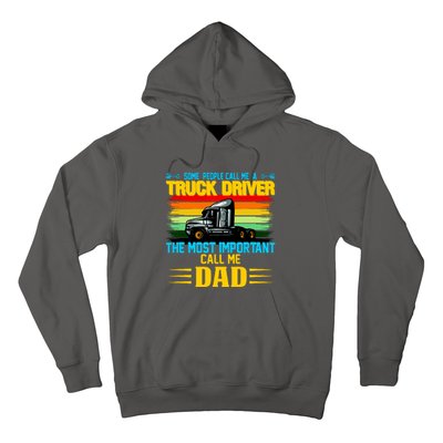 Truck Driver Dad Gift Hoodie