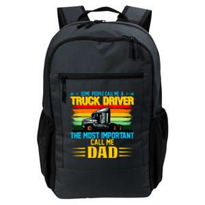 Truck Driver Dad Gift Daily Commute Backpack