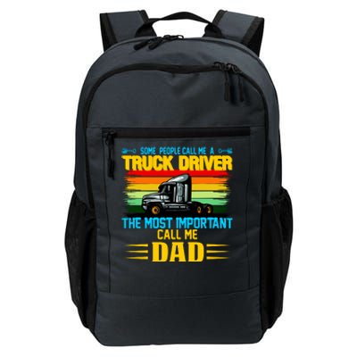 Truck Driver Dad Gift Daily Commute Backpack