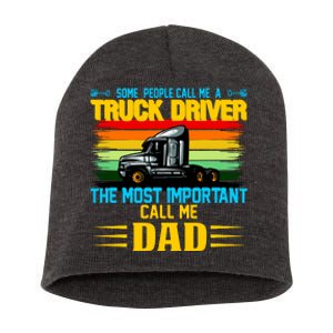 Truck Driver Dad Gift Short Acrylic Beanie