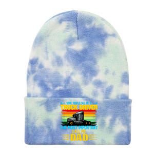 Truck Driver Dad Gift Tie Dye 12in Knit Beanie