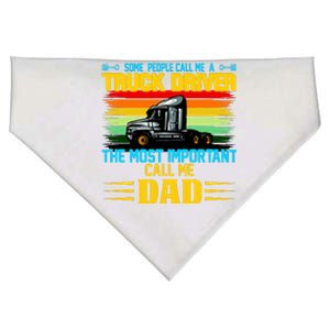 Truck Driver Dad Gift USA-Made Doggie Bandana