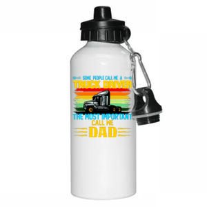 Truck Driver Dad Gift Aluminum Water Bottle