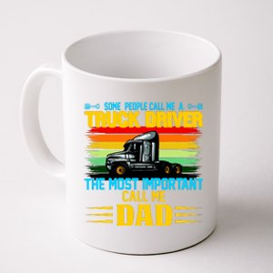 Truck Driver Dad Gift Coffee Mug