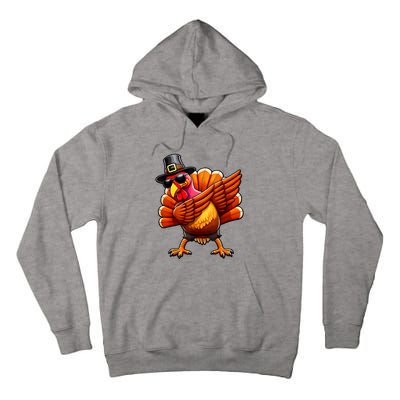 Thanksgiving Day Dabbing Turkey Pilgrim Funny Dab Tall Hoodie