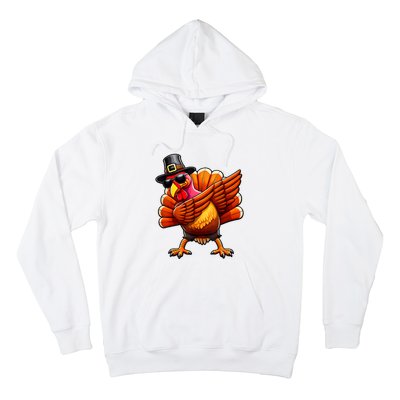 Thanksgiving Day Dabbing Turkey Pilgrim Funny Dab Hoodie