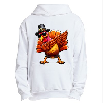 Thanksgiving Day Dabbing Turkey Pilgrim Funny Dab Urban Pullover Hoodie