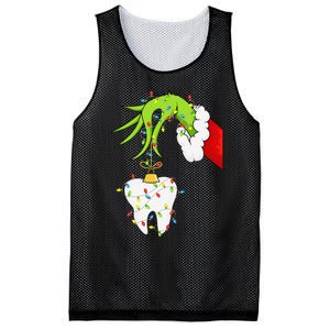 Tooth Dentist Dental Assistant Teeth Christmas Xmas Pajamas Gift Mesh Reversible Basketball Jersey Tank