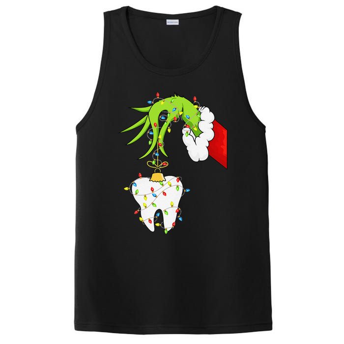 Tooth Dentist Dental Assistant Teeth Christmas Xmas Pajamas Gift PosiCharge Competitor Tank