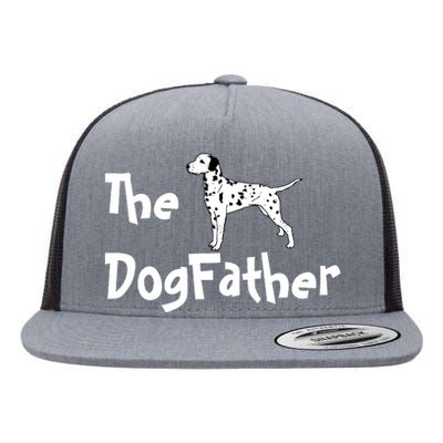 The DogFather Dalmatian Flat Bill Trucker Hat