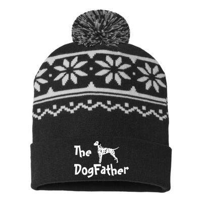 The DogFather Dalmatian USA-Made Snowflake Beanie