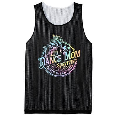 Tie Dye Dance Mom Surviving Comps Weekends Dance Comps Women Mesh Reversible Basketball Jersey Tank