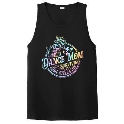 Tie Dye Dance Mom Surviving Comps Weekends Dance Comps Women PosiCharge Competitor Tank