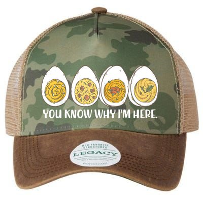 Thanksgiving Dinner Deviled Egg You Know Why Im Here Legacy Tie Dye Trucker Hat