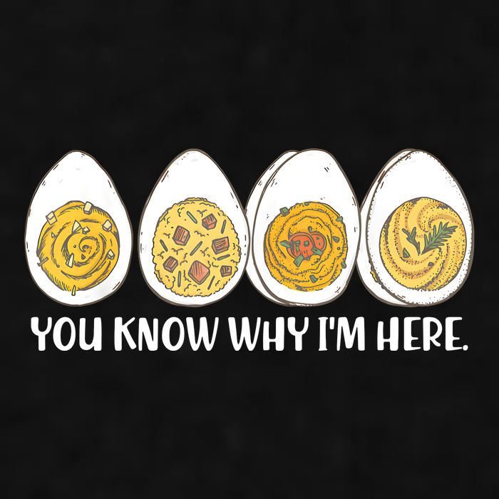 Thanksgiving Dinner Deviled Egg You Know Why Im Here Ladies PosiCharge Tri-Blend Wicking Tank
