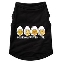 Thanksgiving Dinner Deviled Egg You Know Why Im Here Doggie Tank