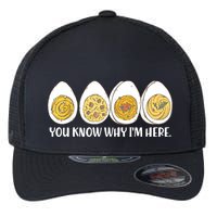 Thanksgiving Dinner Deviled Egg You Know Why Im Here Flexfit Unipanel Trucker Cap
