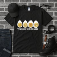 Thanksgiving Dinner Deviled Egg You Know Why Im Here Tall T-Shirt
