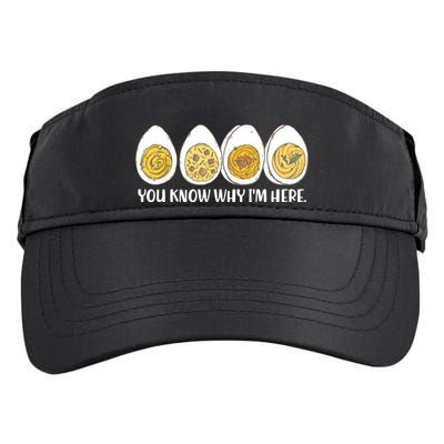 Thanksgiving Dinner Deviled Egg You Know Why Im Here Adult Drive Performance Visor