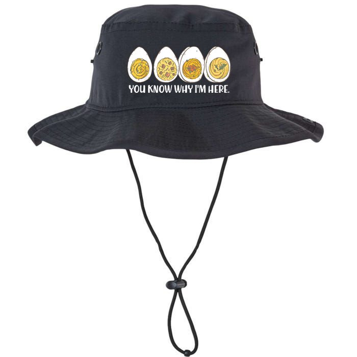 Thanksgiving Dinner Deviled Egg You Know Why Im Here Bucket Hat