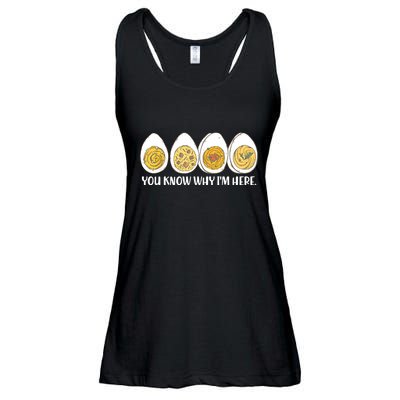 Thanksgiving Dinner Deviled Egg You Know Why Im Here Ladies Essential Flowy Tank
