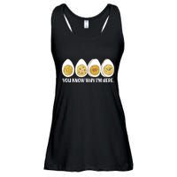 Thanksgiving Dinner Deviled Egg You Know Why Im Here Ladies Essential Flowy Tank