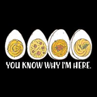 Thanksgiving Dinner Deviled Egg You Know Why Im Here Flat Bill Trucker Hat