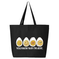 Thanksgiving Dinner Deviled Egg You Know Why Im Here 25L Jumbo Tote