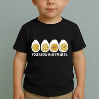 Thanksgiving Dinner Deviled Egg You Know Why Im Here Toddler T-Shirt
