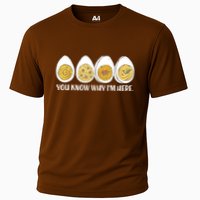 Thanksgiving Dinner Deviled Egg You Know Why Im Here Performance Shirt