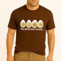 Thanksgiving Dinner Deviled Egg You Know Why Im Here Performance Shirt