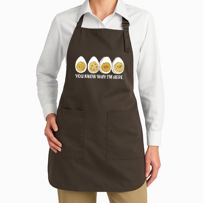 Thanksgiving Dinner Deviled Egg You Know Why Im Here Apron