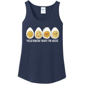 Thanksgiving Dinner Deviled Egg You Know Why Im Here Ladies Essential Tank