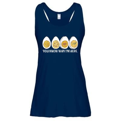 Thanksgiving Dinner Deviled Egg You Know Why Im Here Ladies Essential Flowy Tank