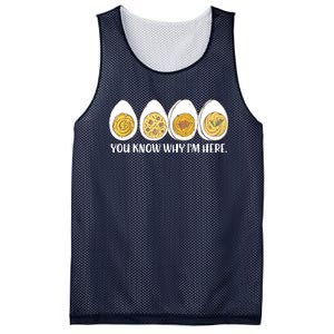 Thanksgiving Dinner Deviled Egg You Know Why Im Here Mesh Reversible Basketball Jersey Tank