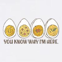 Thanksgiving Dinner Deviled Egg You Know Why Im Here Garment-Dyed Sweatshirt