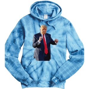 Trump Dance Dancing Like A Felon Vote Trump 2024 Maga Tie Dye Hoodie