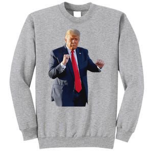 Trump Dance Dancing Like A Felon Vote Trump 2024 Maga Tall Sweatshirt