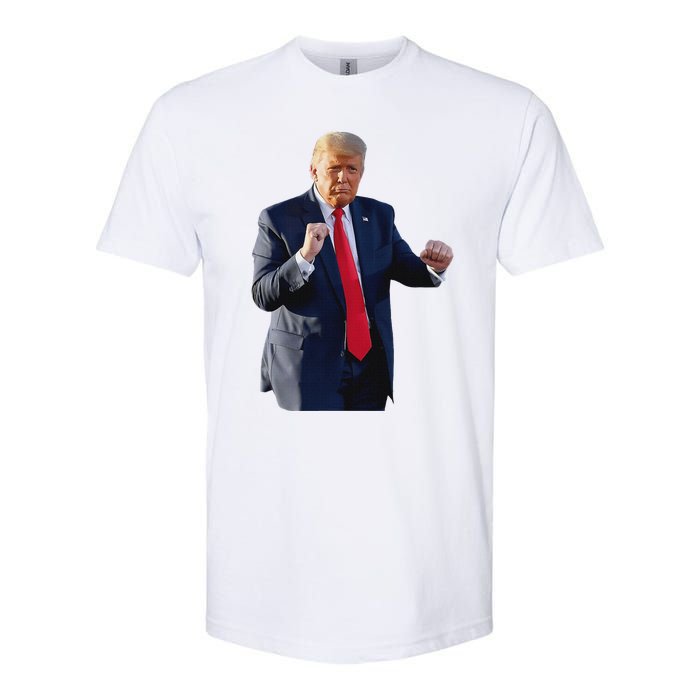 Trump Dance Dancing Like A Felon Vote Trump 2024 Maga Softstyle CVC T-Shirt