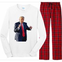 Trump Dance Dancing Like A Felon Vote Trump 2024 Maga Long Sleeve Pajama Set